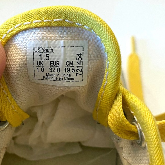 Rare Kid's Youth Matt Groening The Simpsons Vans Sneakers US Size 1.5 Y 1.5Y - Picture 12 of 12